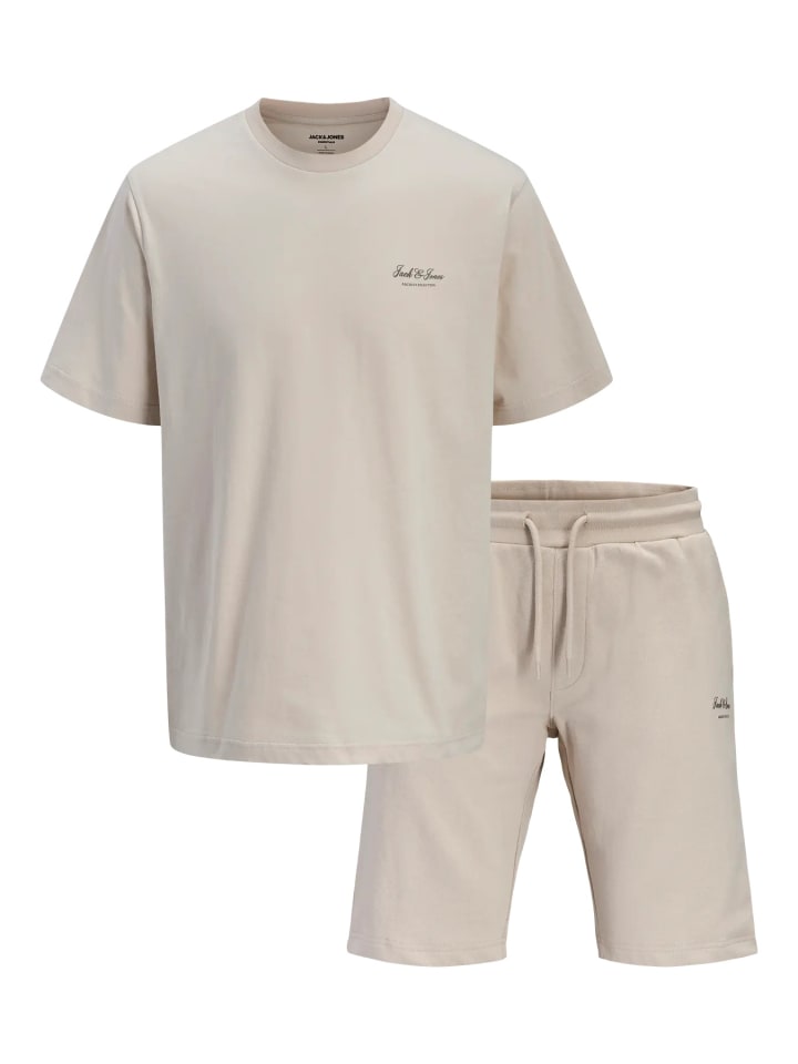JACK & JONES Junior Комплект домашней одежды: футболка и шорты JJEARCHIVE JNR в цвете «лунный луч»
JACK & JONES Junior Комплект домашней одежды: футболка и шорты JJEARCHIVE JNR в цвете «лунный луч»