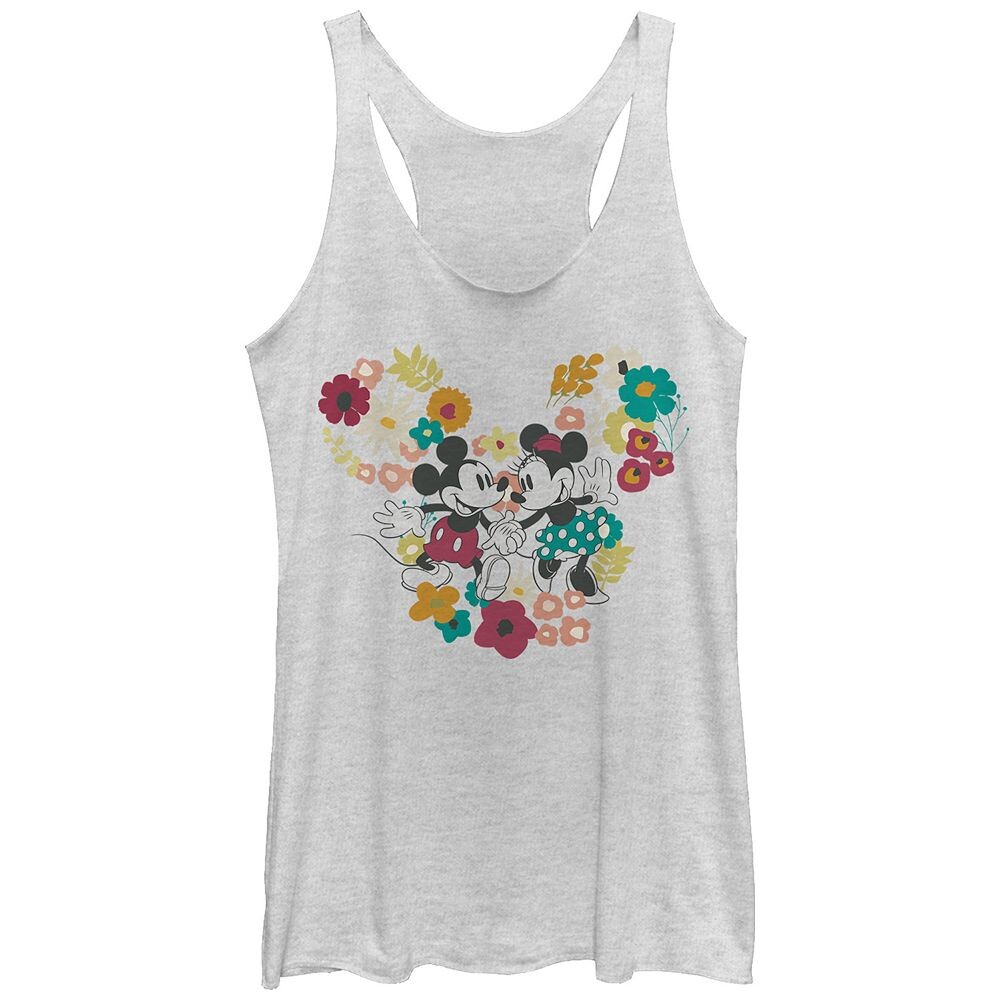 Женская футболка Disney's Mickey Mouse с цветочным принтом Минни Маус, тройная майка с гоночной спинкой Licensed Character, цвет White Heather
Женская футболка Disney's Mickey Mouse с цветочным принтом Минни Маус, тройная майка с гоночной спинкой Licensed Character, цвет White Heather