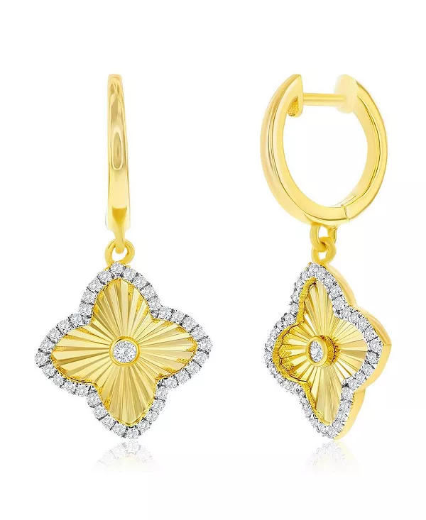 Серьги из стерлингового серебра с фианитами в форме цветка, позолоченные Simona, gold
Серьги из стерлингового серебра с фианитами в форме цветка, позолоченные Simona, gold