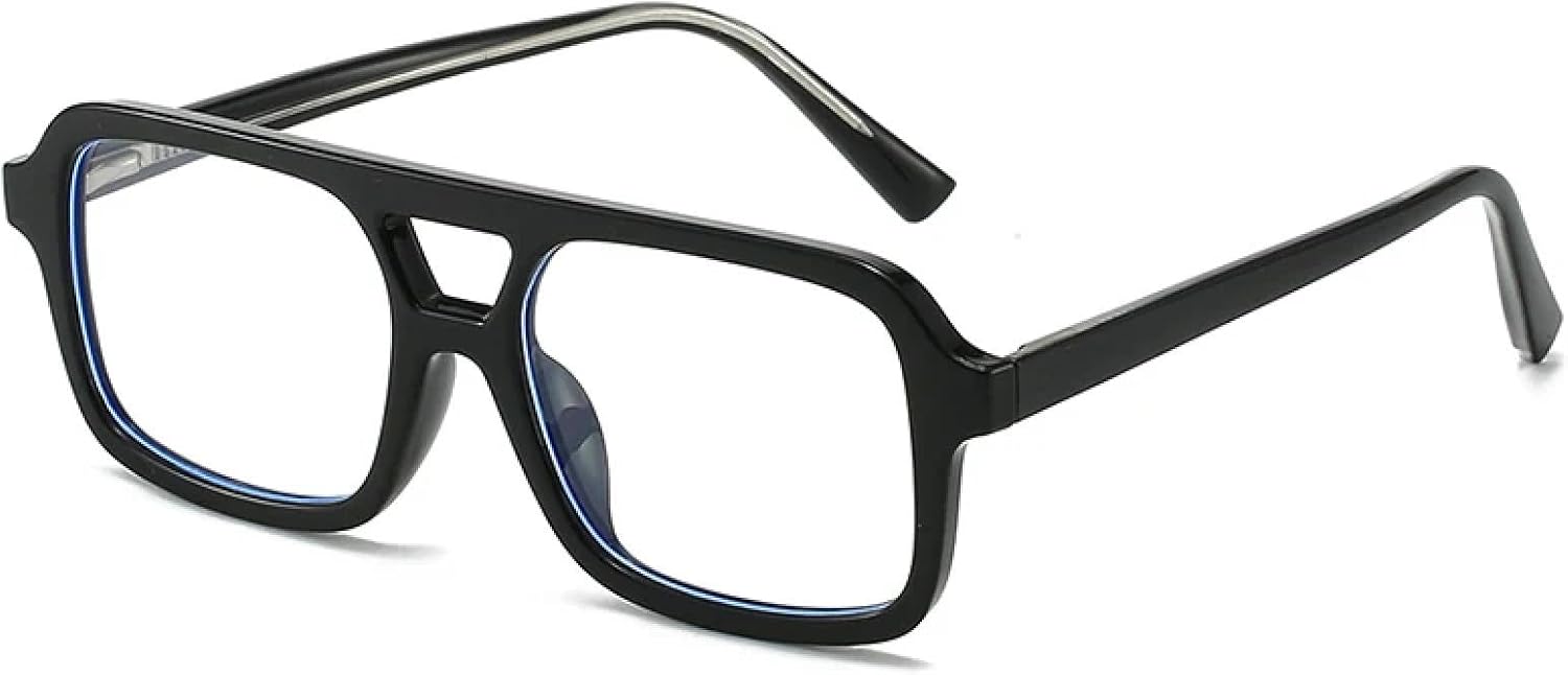 Ретро-солнцезащитные очки с двойной перемычкой для женщин, роскошные, модные, прозрачные, конфетные оттенки, защита от УФ-излучения UV400. Модные солнцезащитные очки для мужчин TVTBBVV, Black Clear
Ретро-солнцезащитные очки с двойной перемычкой для женщин, роскошные, модные, прозрачные, конфетные оттенки, защита от УФ-излучения UV400. Модные солнцезащитные очки для мужчин TVTBBVV, Black Clear