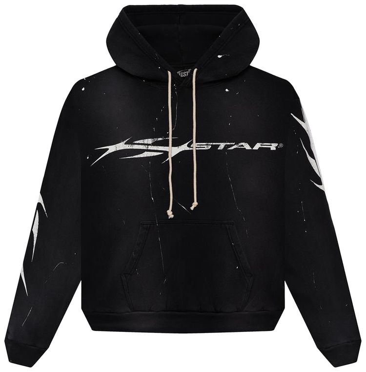 Худи Hellstar HStar Hoodie 'Black', черный 
Худи Hellstar HStar Hoodie 'Black', черный