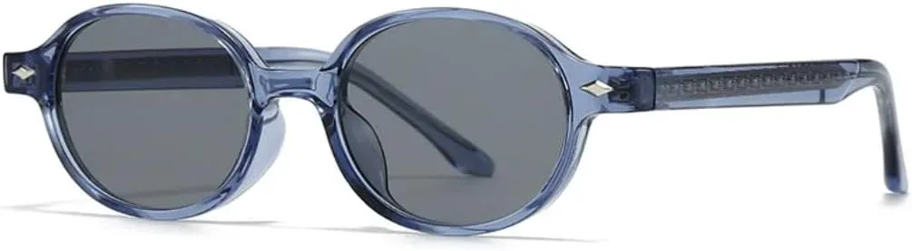 Ретро-очки, качественные, маленькие овальные, женские, с защитой от УФ-излучения UV400, модные, с заклепками, мужские солнцезащитные очки SZVVBKK, C5 Blue Gray
Ретро-очки, качественные, маленькие овальные, женские, с защитой от УФ-излучения UV400, модные, с заклепками, мужские солнцезащитные очки SZVVBKK, C5 Blue Gray