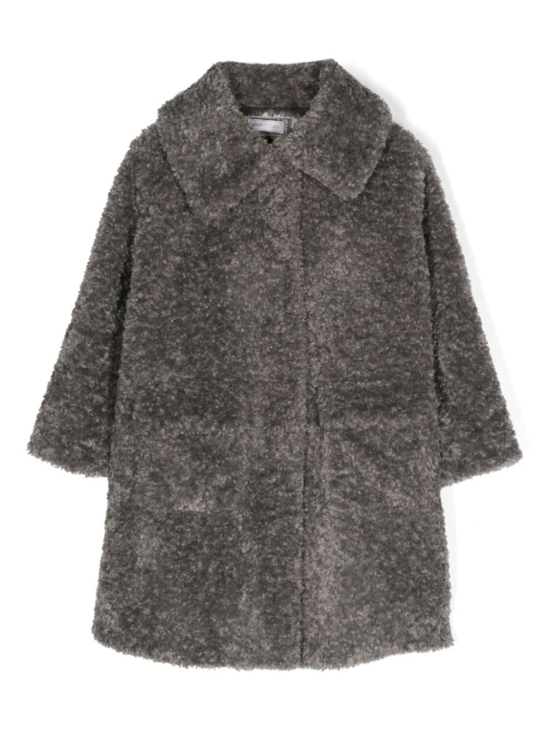 Monnalisa однобортное пальто, серый
Monnalisa однобортное пальто, серый