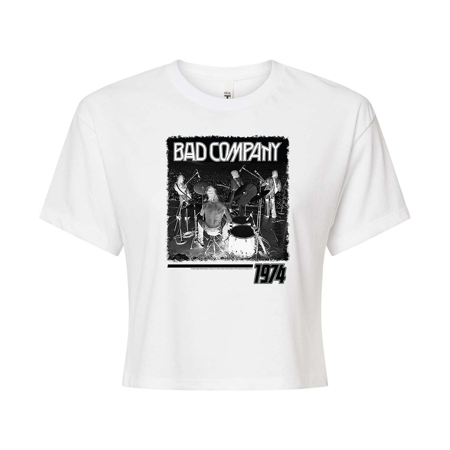 Укороченная футболка с рисунком Juniors' Bad Company 1974 года Licensed Character
Укороченная футболка с рисунком Juniors' Bad Company 1974 года Licensed Character