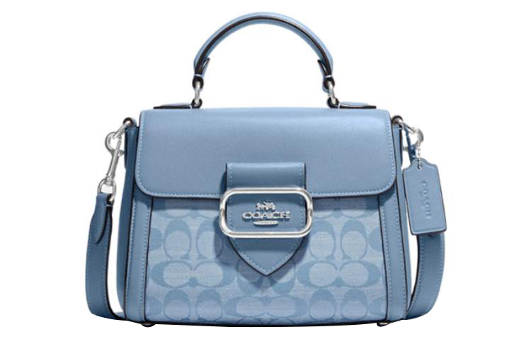 COACH Сумка через плечо из ткани шамбре с кожаной вставкой
COACH Сумка через плечо из ткани шамбре с кожаной вставкой