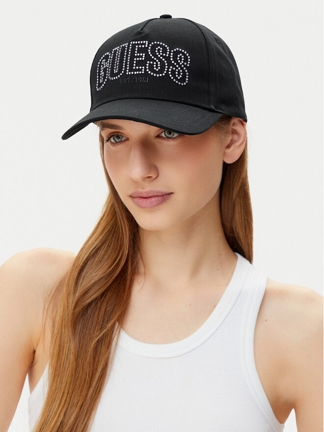 Бейсболка Guess, черный
Бейсболка Guess, черный