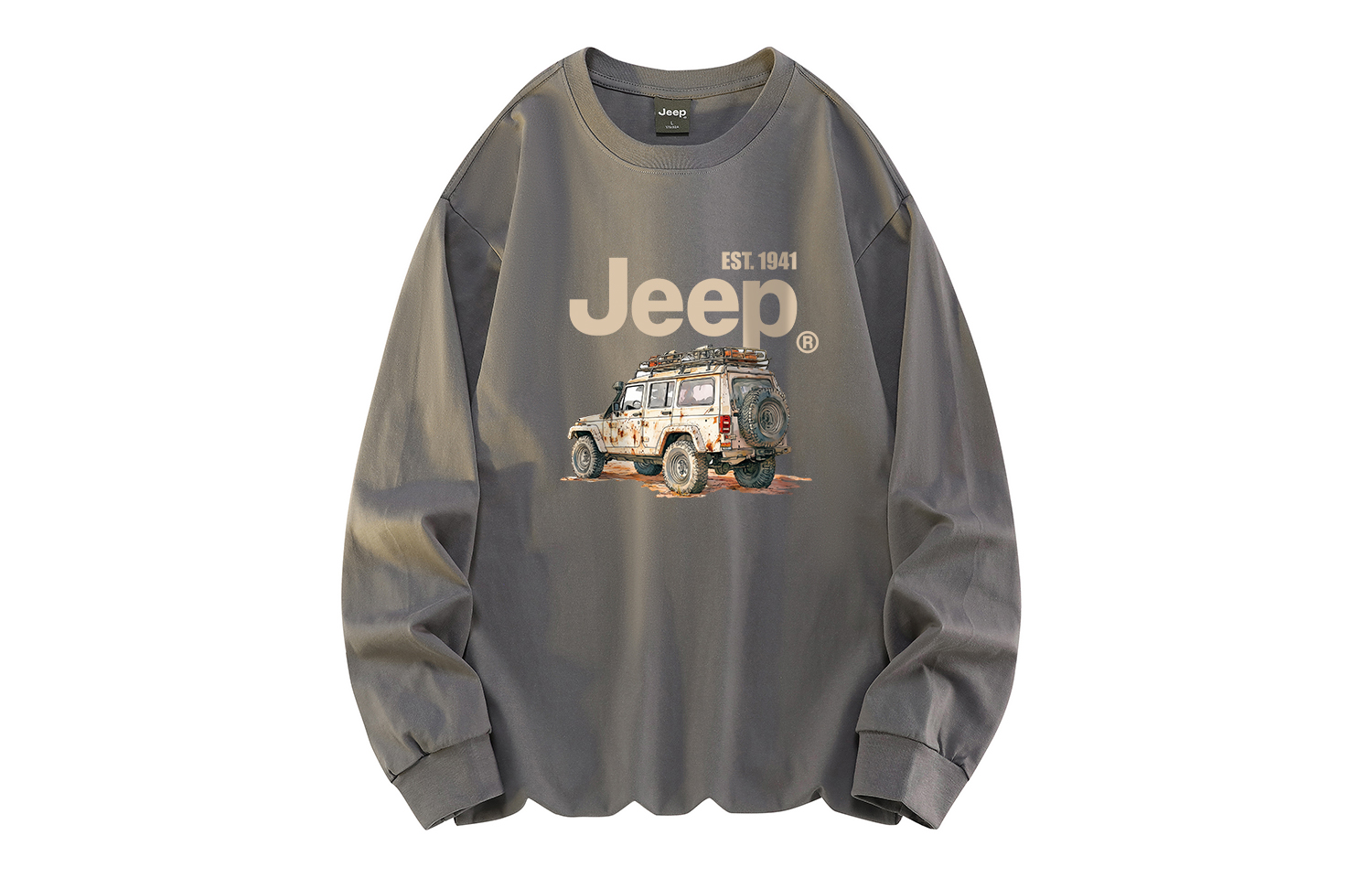 Футболка Unisex Crew Neck Moderate Straight Fit Jeep, темно-серый
Футболка Unisex Crew Neck Moderate Straight Fit Jeep, темно-серый