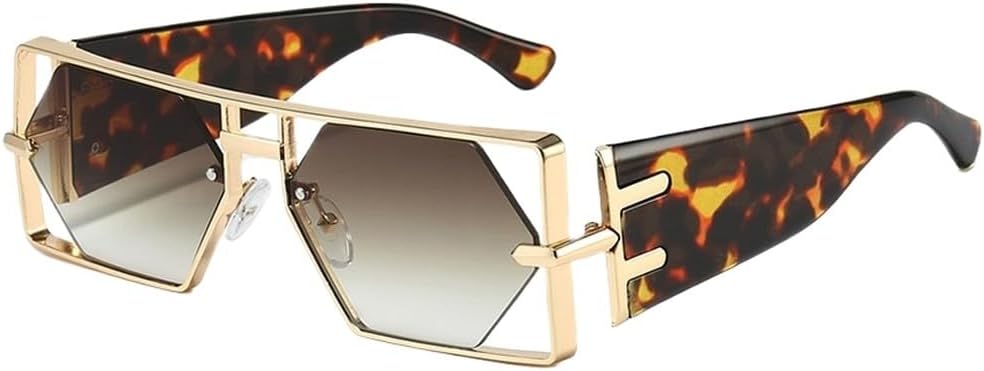 Винтажные женские солнцезащитные очки в стиле стимпанк, прямоугольной формы, с металлическими полыми шестиугольными линзами, модные двухлучевые линзы, защита от ультрафиолета UV400 WNCKSQ, C3golddoublebrown
Винтажные женские солнцезащитные очки в стиле стимпанк, прямоугольной формы, с металлическими полыми шестиугольными линзами, модные двухлучевые линзы, защита от ультрафиолета UV400 WNCKSQ, C3golddoublebrown