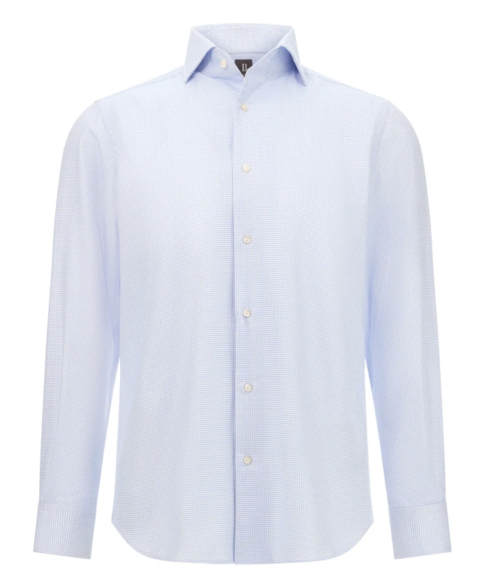 Рубашка из хлопковой саржи стандартного кроя Boggi Milano, синий
Рубашка из хлопковой саржи стандартного кроя Boggi Milano, синий