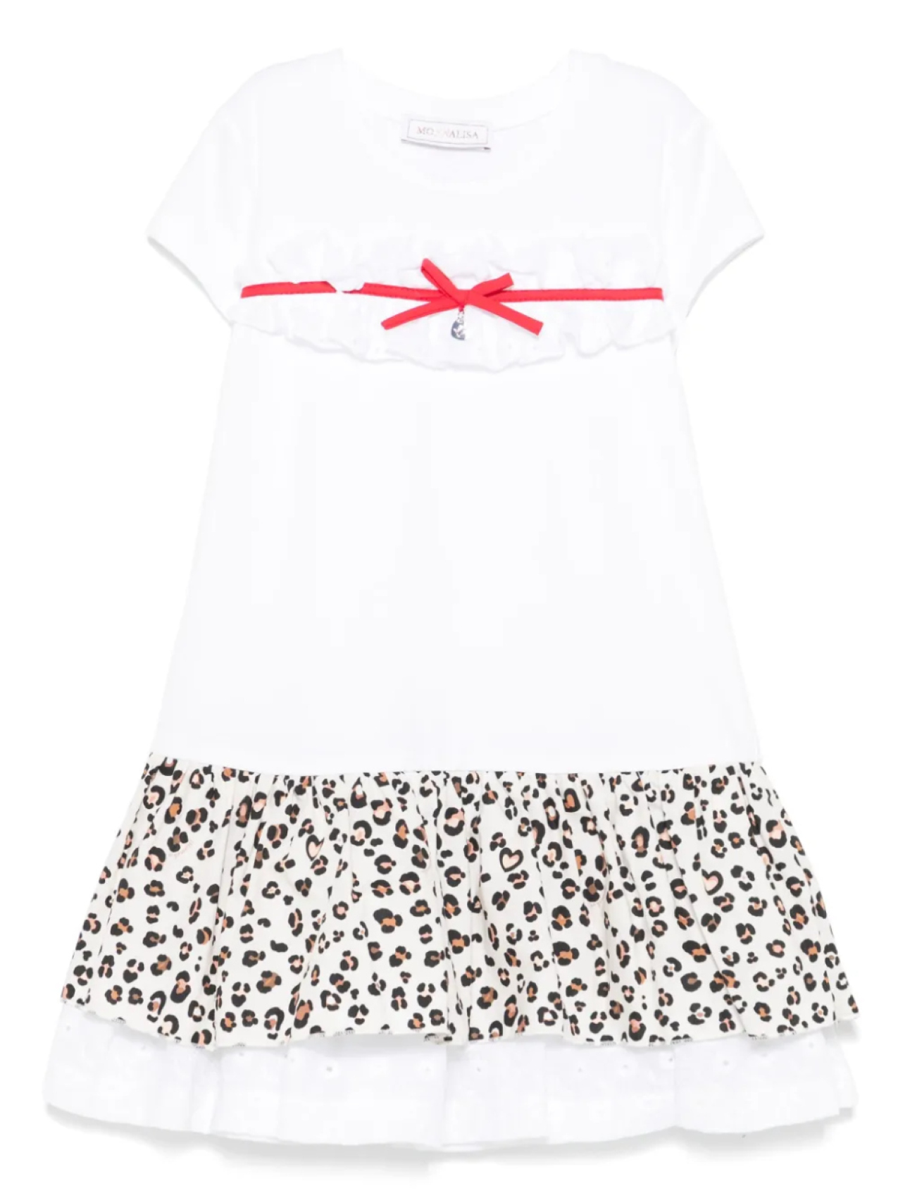 Monnalisa платье с оборками, белый
Monnalisa платье с оборками, белый