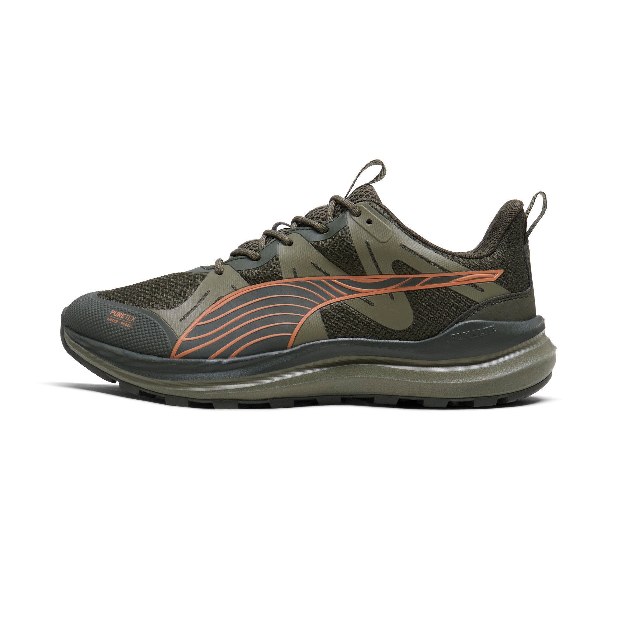 Кроссовки для бега PUMA Men's Reflect Lite Trail PTX унисекс, цвет dark olive/olive/maple syrup
Кроссовки для бега PUMA Men's Reflect Lite Trail PTX унисекс, цвет dark olive/olive/maple syrup