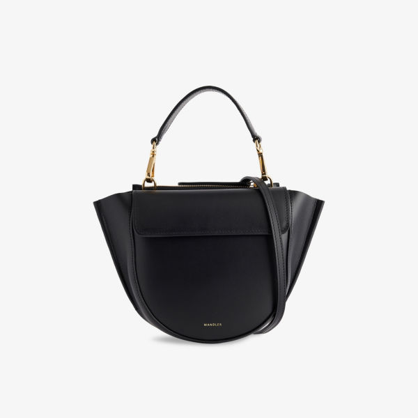 Мини-сумка через плечо Wandler Hortensia замшевая с ручкой, черный
Мини-сумка через плечо Wandler Hortensia замшевая с ручкой, черный