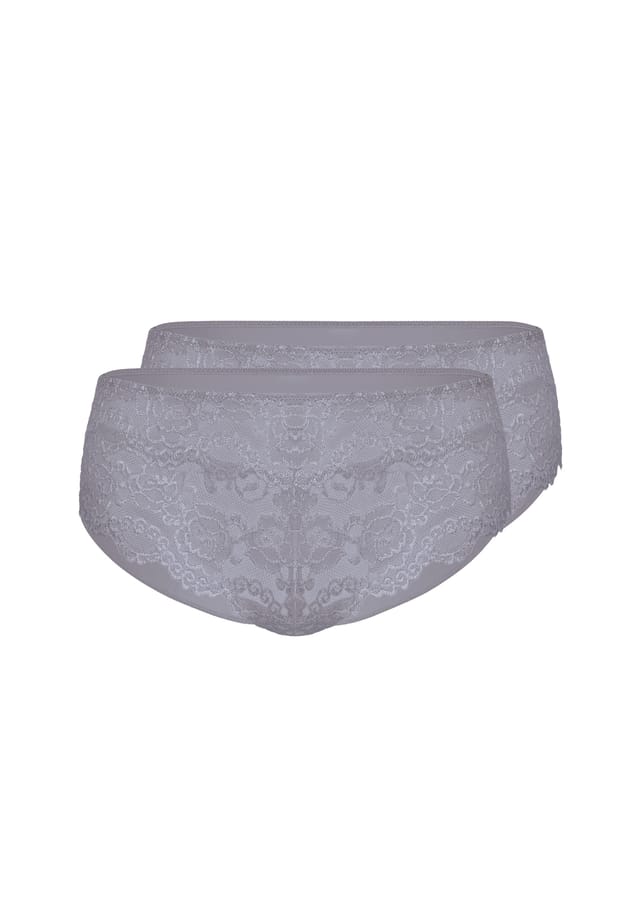 Трусики классические кружевные 2 шт. в упаковке Sassa, серый
Трусики классические кружевные 2 шт. в упаковке Sassa, серый