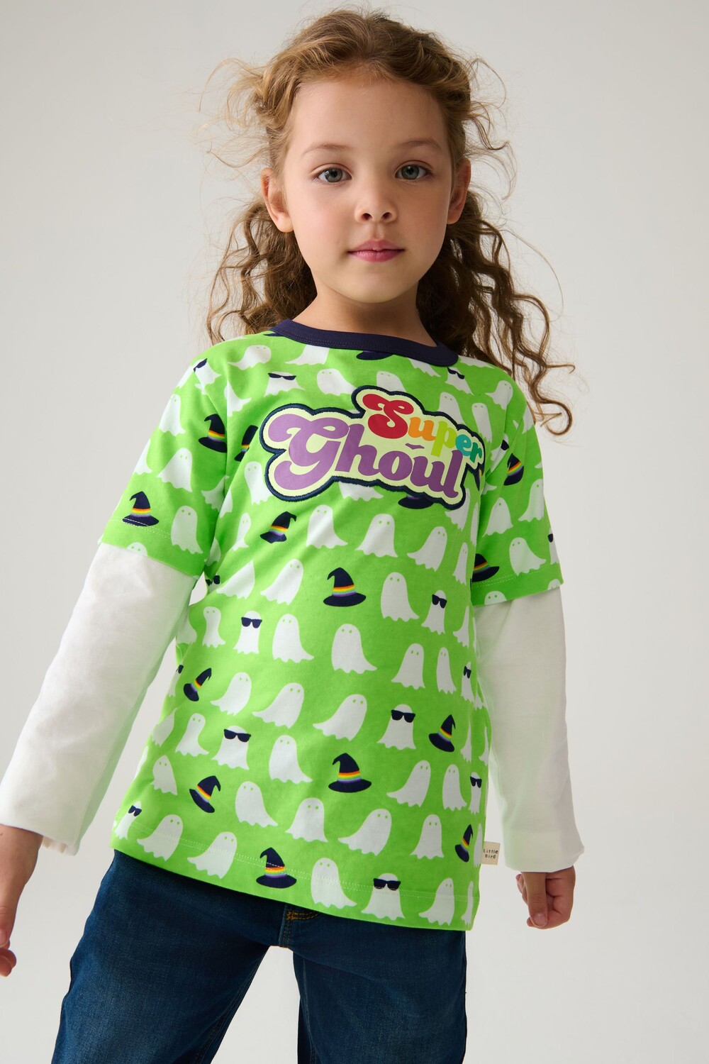 Цветная футболка с длинными рукавами на Хэллоуин Little Bird By Jools Oliver, зеленый
Цветная футболка с длинными рукавами на Хэллоуин Little Bird By Jools Oliver, зеленый