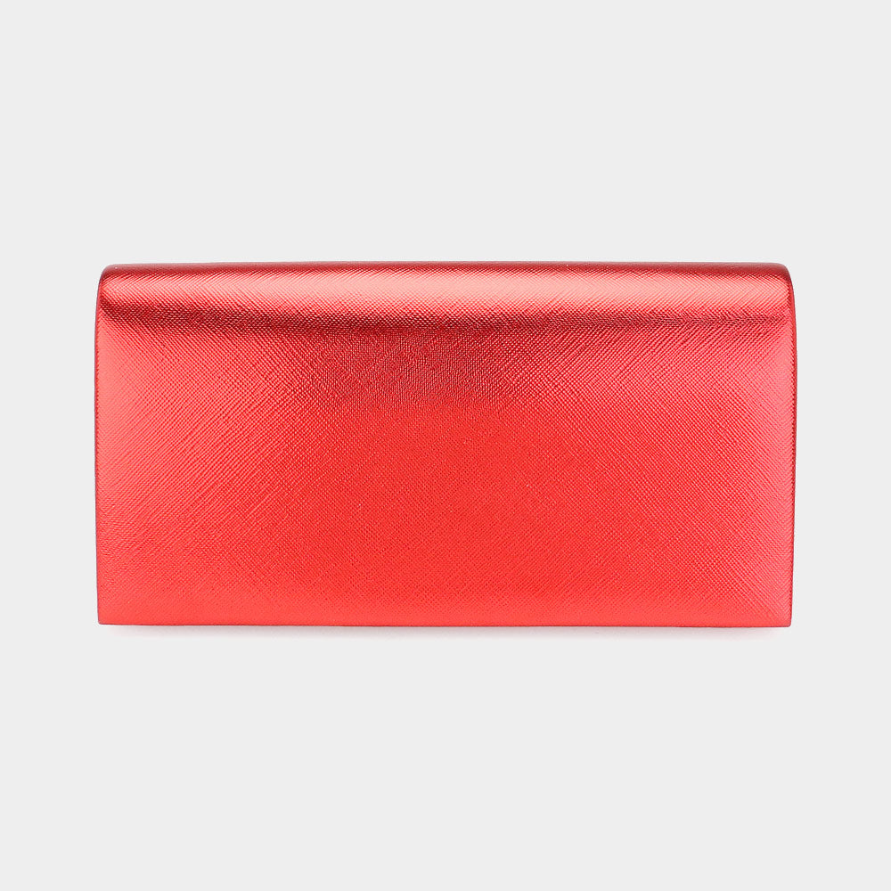 Металлическая клатч-сумка через плечо FASHNZFAB, красный
Металлическая клатч-сумка через плечо FASHNZFAB, красный