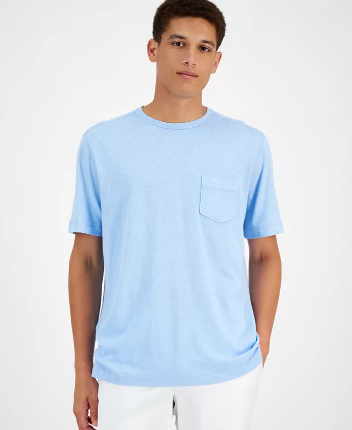 Мужская футболка с коротким рукавом, круглым вырезом и карманом Canal Tommy Bahama, синий
Мужская футболка с коротким рукавом, круглым вырезом и карманом Canal Tommy Bahama, синий