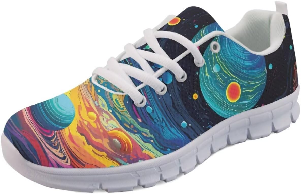 Мужские кроссовки Forchrinse для бега, прогулочные, на шнуровке, повседневные, с нескользящей сетчатой подошвой для мужчин и женщин, Galaxy Planet
Мужские кроссовки Forchrinse для бега, прогулочные, на шнуровке, повседневные, с нескользящей сетчатой подошвой для мужчин и женщин, Galaxy Planet