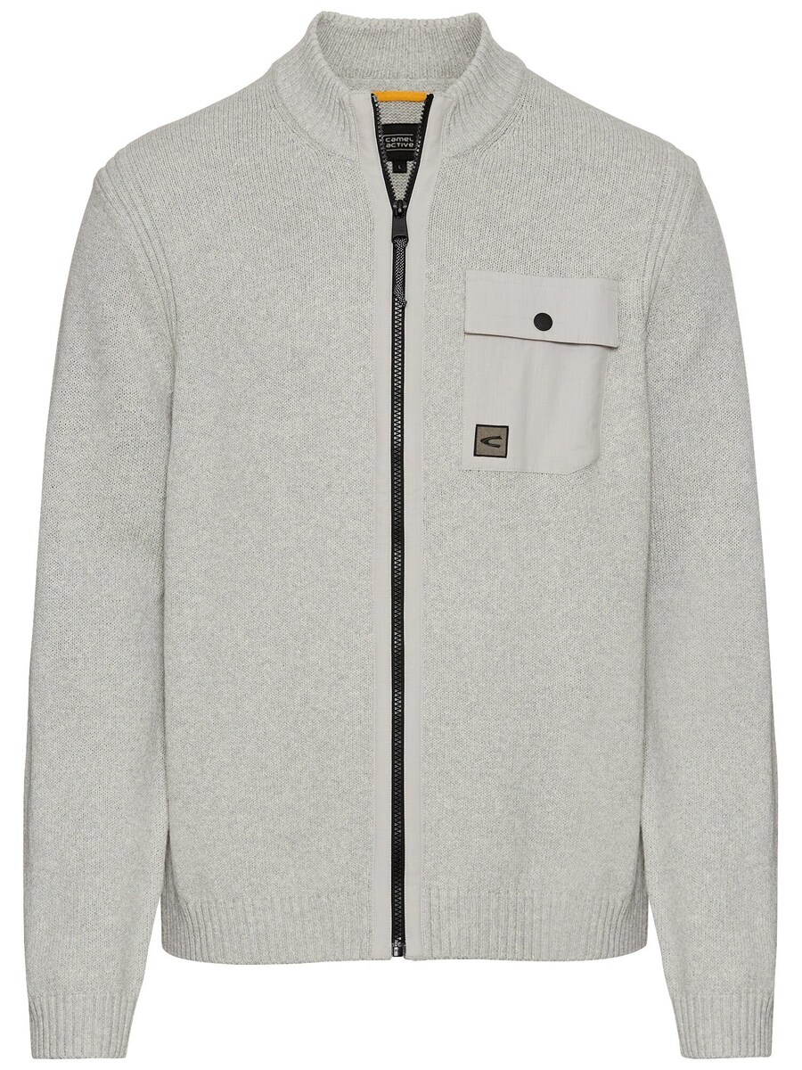 Вязаный кардиган CAMEL ACTIVE, серый 
Вязаный кардиган CAMEL ACTIVE, серый