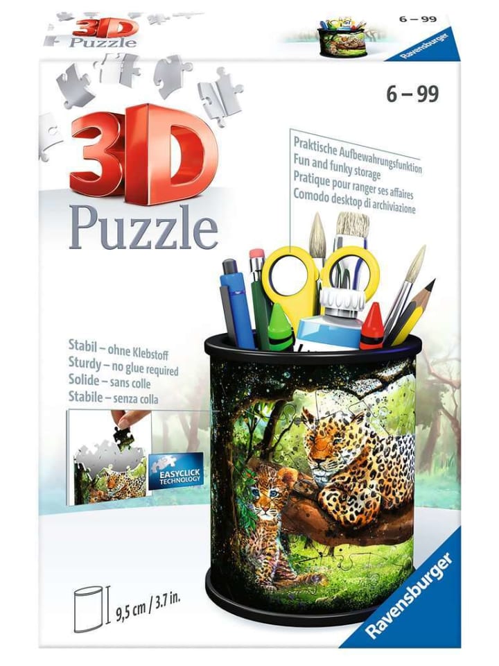 Пазл Ravensburger из 54 деталей, корзина для хранения игрушек, изображения крупных кошек в красочном исполнении
Пазл Ravensburger из 54 деталей, корзина для хранения игрушек, изображения крупных кошек в красочном исполнении
