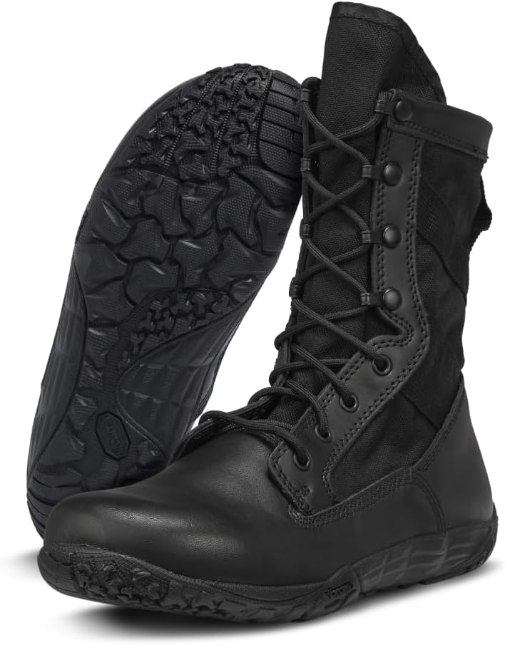 Минималистичные ботинки Belleville Mini-Mil TR102 - обувь с нулевым перепадом и «босоногой» конструкцией - обувь EMS с подошвой Vibram - тактическая обувь для мужчин - дышащие и легкие - подошва Vibram Tarsus, черный
Минималистичные ботинки Belleville Mini-Mil TR102 - обувь с нулевым перепадом и «босоногой» конструкцией - обувь EMS с подошвой Vibram - тактическая обувь для мужчин - дышащие и легкие - подошва Vibram Tarsus, черный