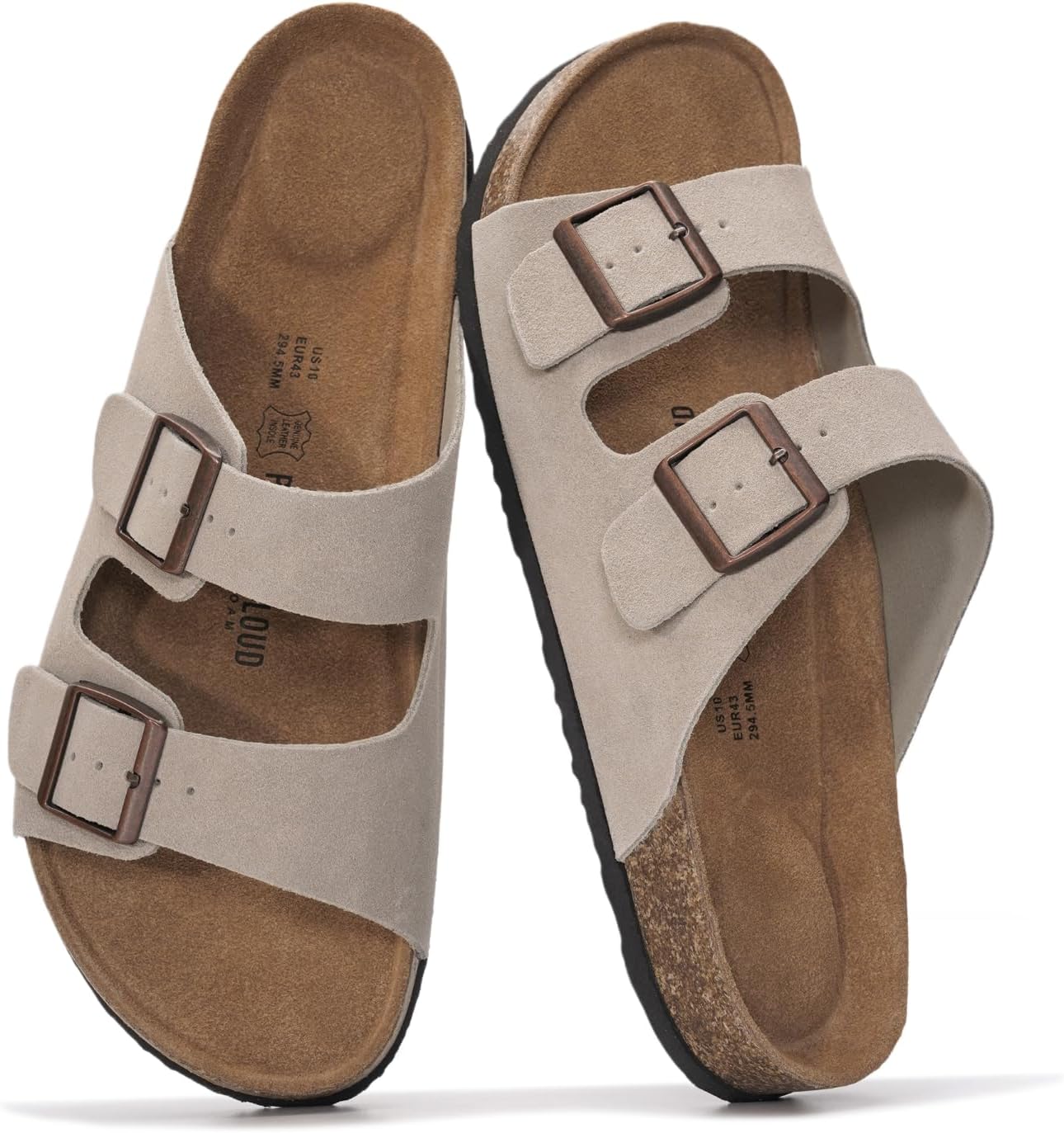 Мужские сандалии Project Cloud из 100 натуральной кожи с амортизирующей стелькой из натуральной пробки, сандалии с двумя ремешками и пряжками, летние нескользящие (Heritage), светло-серый
Мужские сандалии Project Cloud из 100 натуральной кожи с амортизирующей стелькой из натуральной пробки, сандалии с двумя ремешками и пряжками, летние нескользящие (Heritage), светло-серый