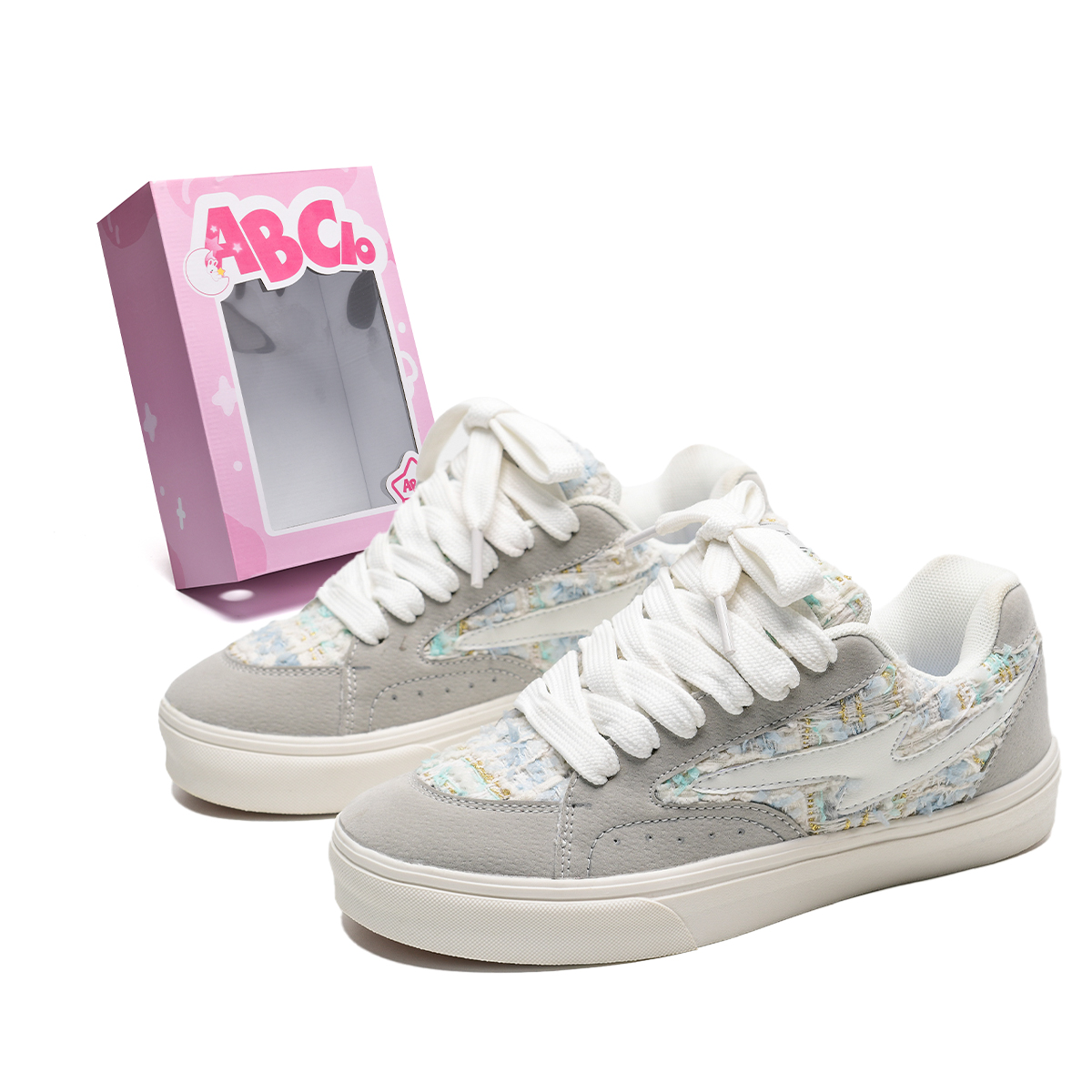 ABCIO Амортизирующие устойчивые к истиранию легкие низкие скейтерские кроссовки унисекс в коробке - миниатюрные вдохновленные Chanel синие, цвет Mini Chanel-Inspired Blue
ABCIO Амортизирующие устойчивые к истиранию легкие низкие скейтерские кроссовки унисекс в коробке - миниатюрные вдохновленные Chanel синие, цвет Mini Chanel-Inspired Blue