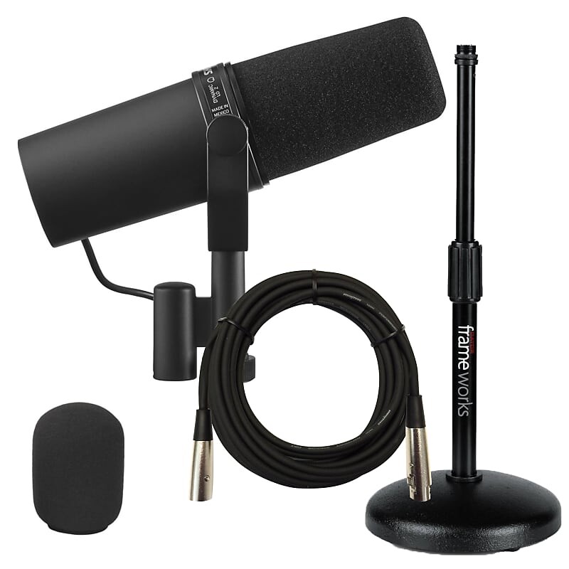 Динамический вокальный микрофон Shure SM7B Cardioid Dynamic Microphone
Динамический вокальный микрофон Shure SM7B Cardioid Dynamic Microphone