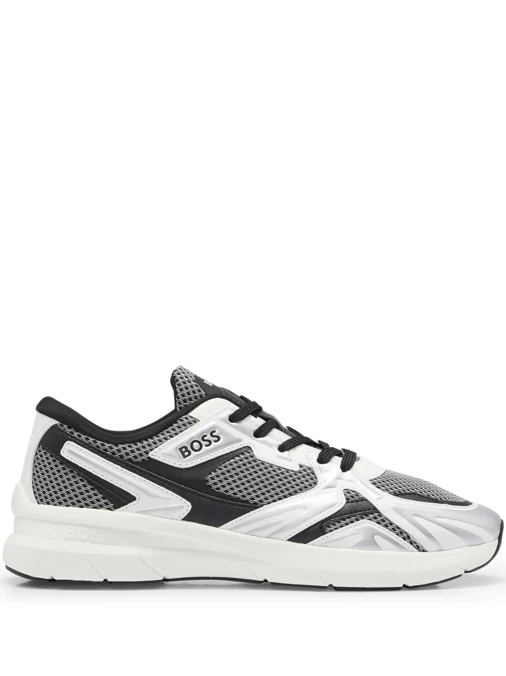 Кроссовки со вставками BOSS, белый
Кроссовки со вставками BOSS, белый