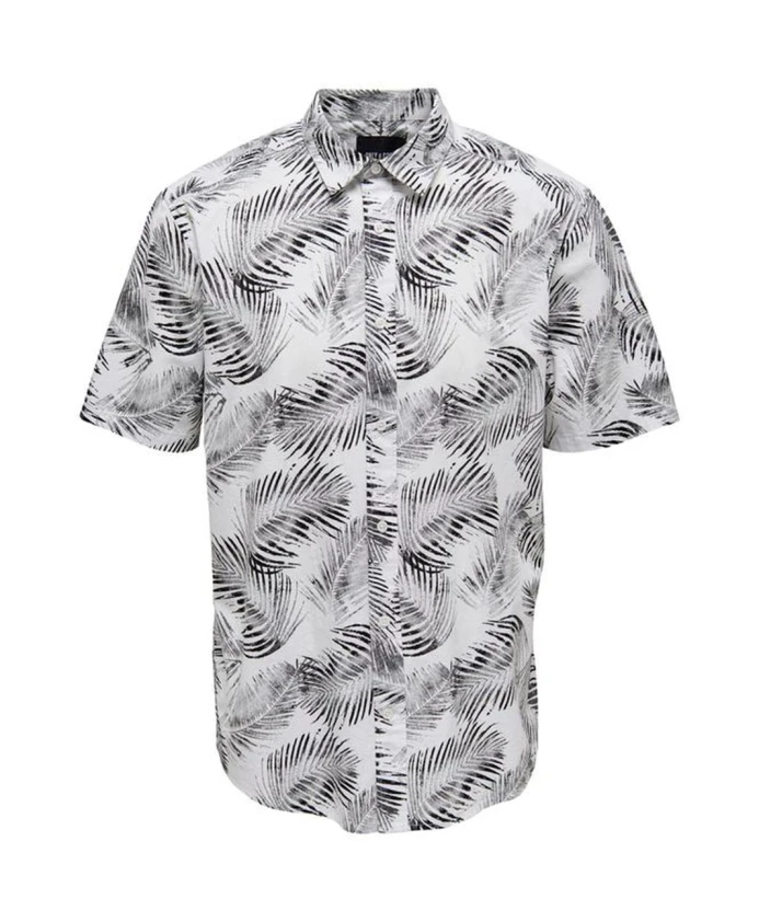 Белая хлопковая рубашка с коротким рукавом Only & Sons, мультиколор
Белая хлопковая рубашка с коротким рукавом Only & Sons, мультиколор