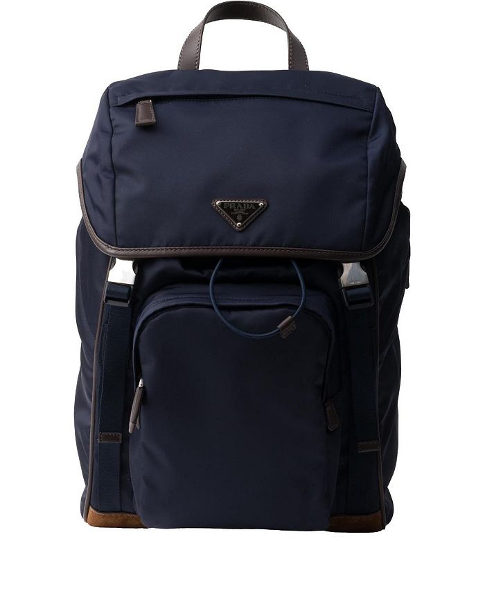 Рюкзак из переработанного нейлона и кожи Prada, синий
Рюкзак из переработанного нейлона и кожи Prada, синий