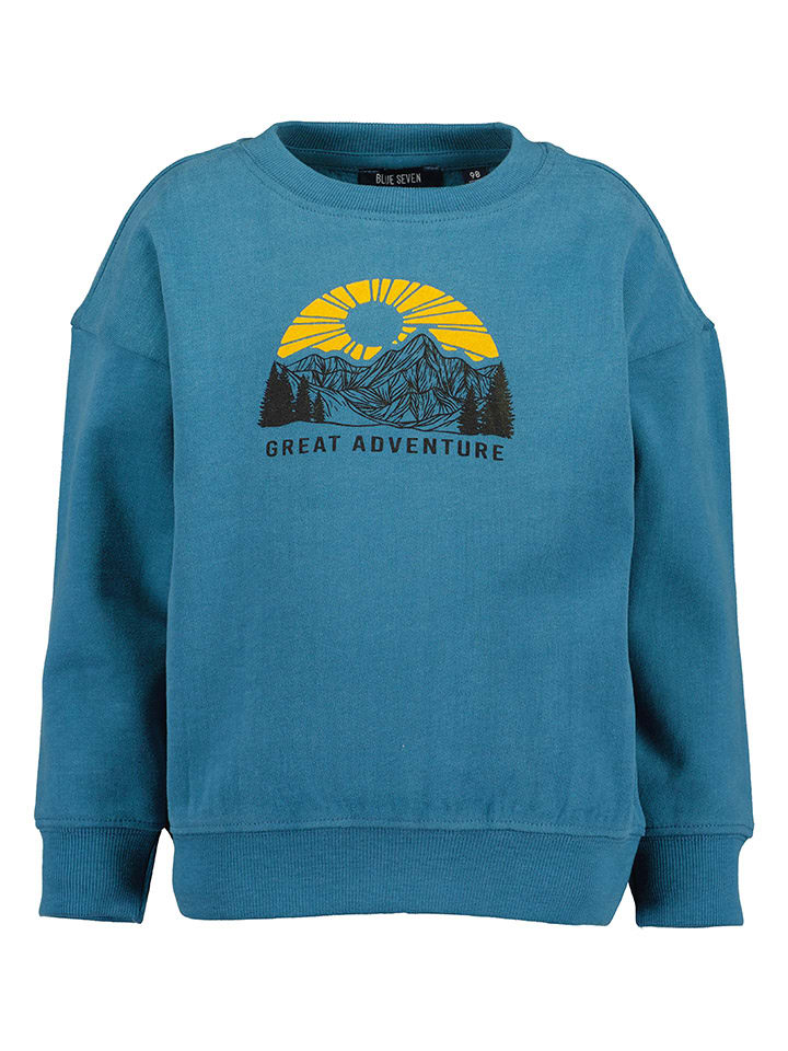 Толстовка синего цвета Blue Seven
Толстовка синего цвета Blue Seven