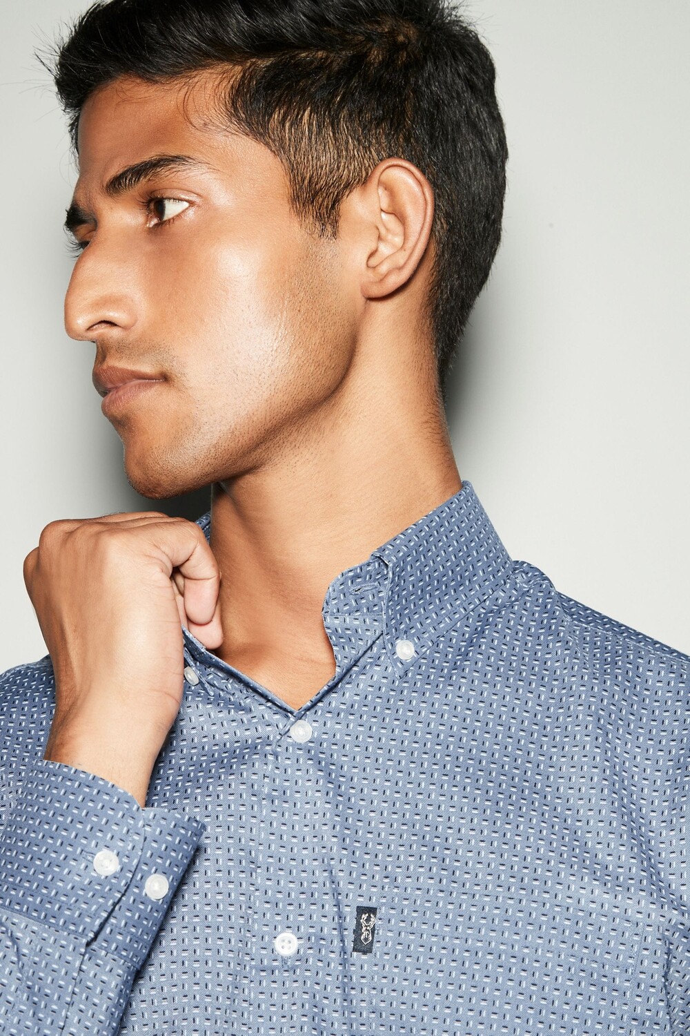 Рубашка Оксфорд на пуговицах, которую легко гладить Next, синий
Рубашка Оксфорд на пуговицах, которую легко гладить Next, синий