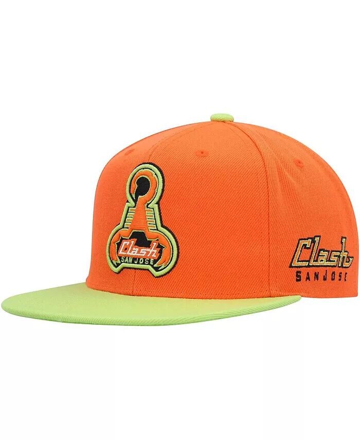Мужская оранжевая бейсболка с логотипом San Jose Earthquakes Throwback Snapback Mitchell & Ness
Мужская оранжевая бейсболка с логотипом San Jose Earthquakes Throwback Snapback Mitchell & Ness