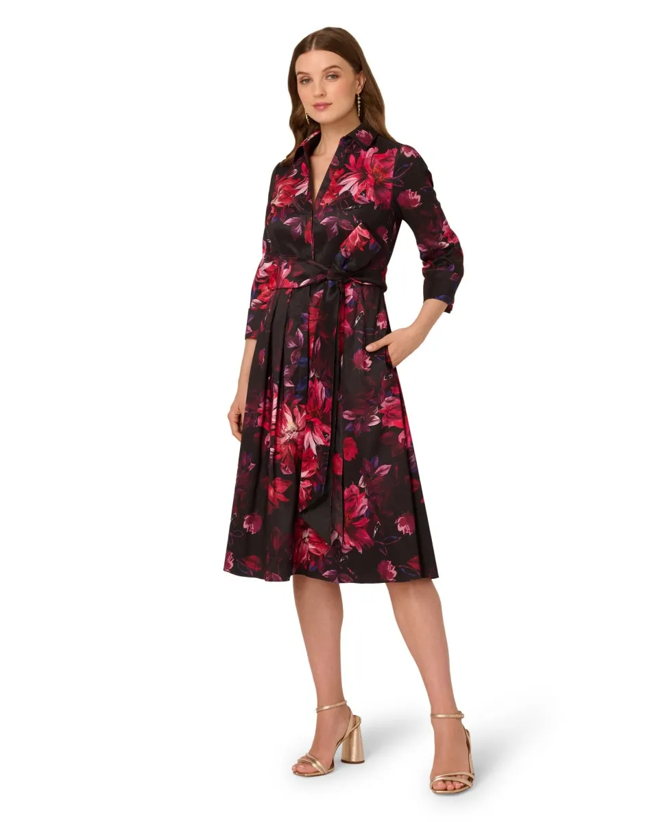 Платье-комбинация с французским принтом Рукава Adrianna Papell, черный/красный
Платье-комбинация с французским принтом Рукава Adrianna Papell, черный/красный