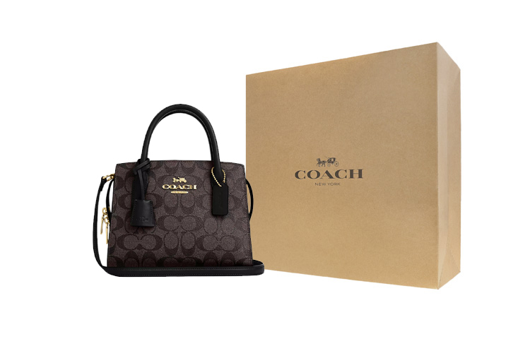 COACH Сумка-тоут из ткани с покрытием и гладкой кожи
COACH Сумка-тоут из ткани с покрытием и гладкой кожи