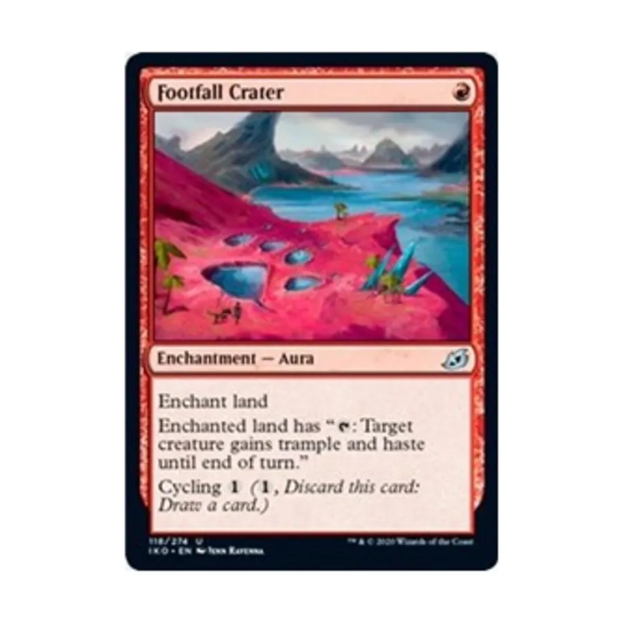 CCG Кратер от шагов (U), MTG - Ikoria - Lair of Behemoths
CCG Кратер от шагов (U), MTG - Ikoria - Lair of Behemoths