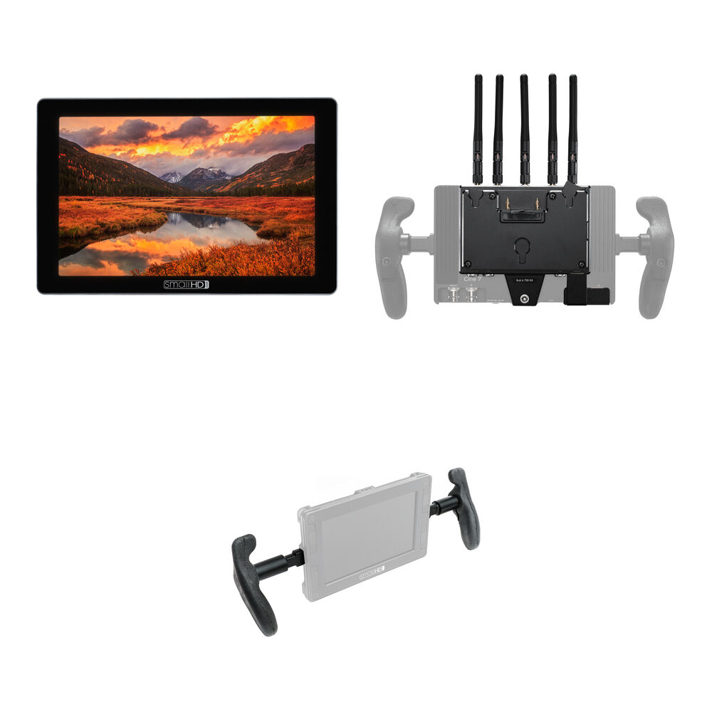 Монитор для камер SmallHD Cine 7 Monitor with Bolt 6 Monitor Module 750 RX Kit
Монитор для камер SmallHD Cine 7 Monitor with Bolt 6 Monitor Module 750 RX Kit