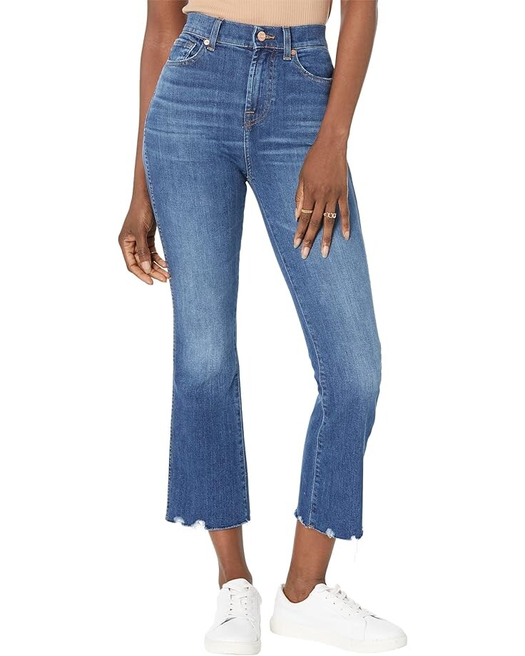 Джинсы 7 For All Mankind High-Waist Slim Kick in Slim Illusion Highline, цвет Slim Illusion Highline 
Джинсы 7 For All Mankind High-Waist Slim Kick in Slim Illusion Highline, цвет Slim Illusion Highline