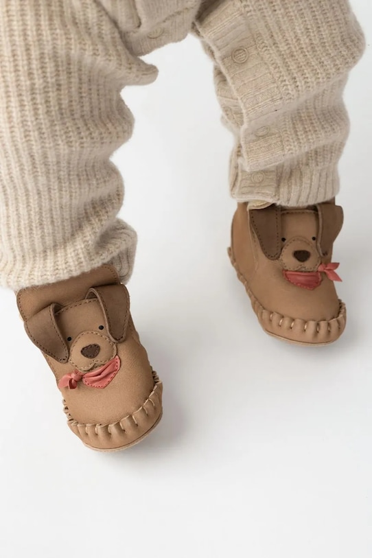 Детские кожаные туфли в стиле вестерн Junus Booties Donsje, коричневый
Детские кожаные туфли в стиле вестерн Junus Booties Donsje, коричневый