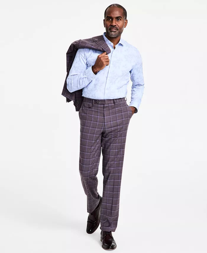 Мужские классические брюки Regular-Fit Tayion Collection, фиолетовый
Мужские классические брюки Regular-Fit Tayion Collection, фиолетовый