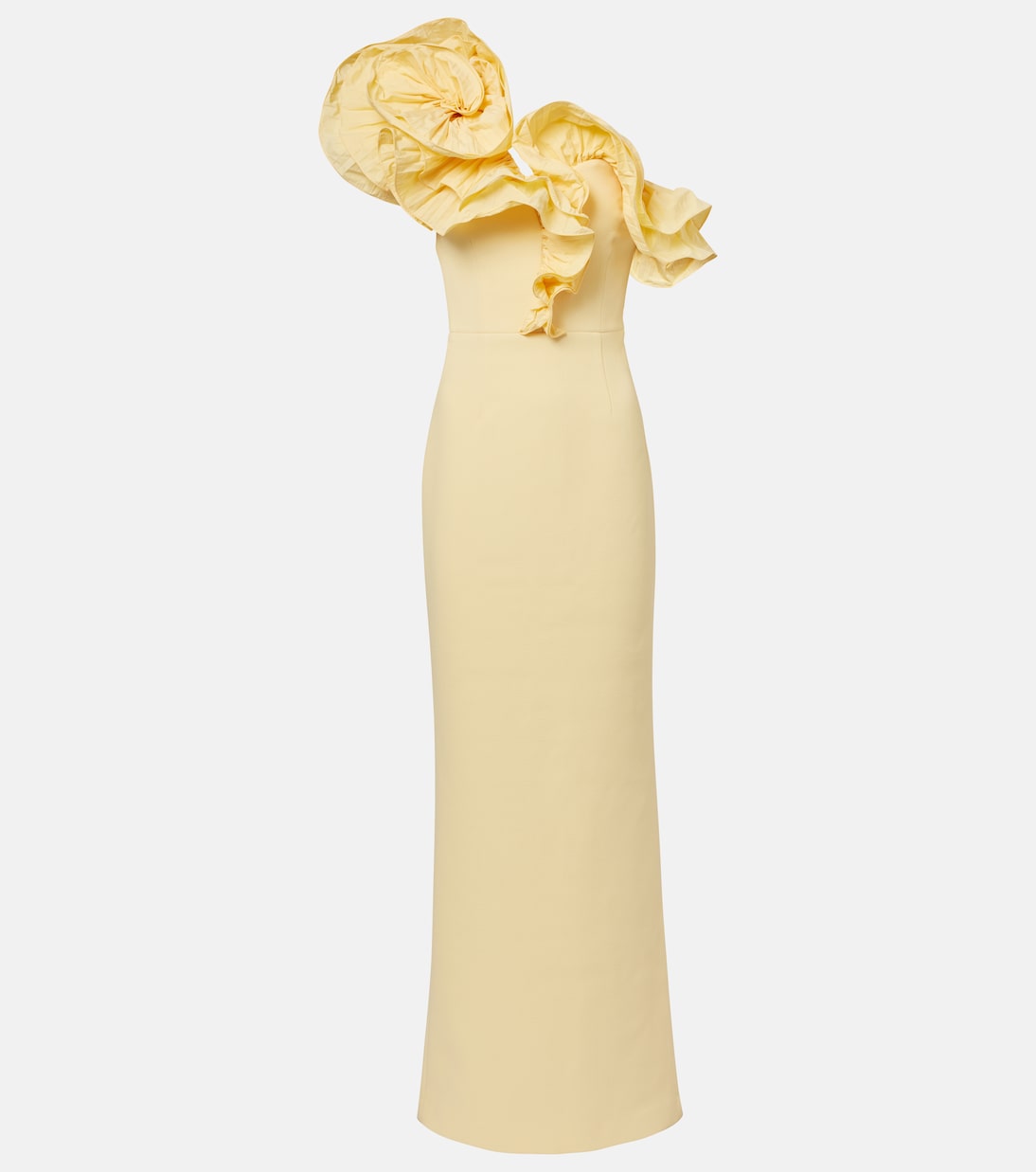 Платье макси Lulu на одно плечо из крепа Rebecca Vallance, Popcorn
Платье макси Lulu на одно плечо из крепа Rebecca Vallance, Popcorn