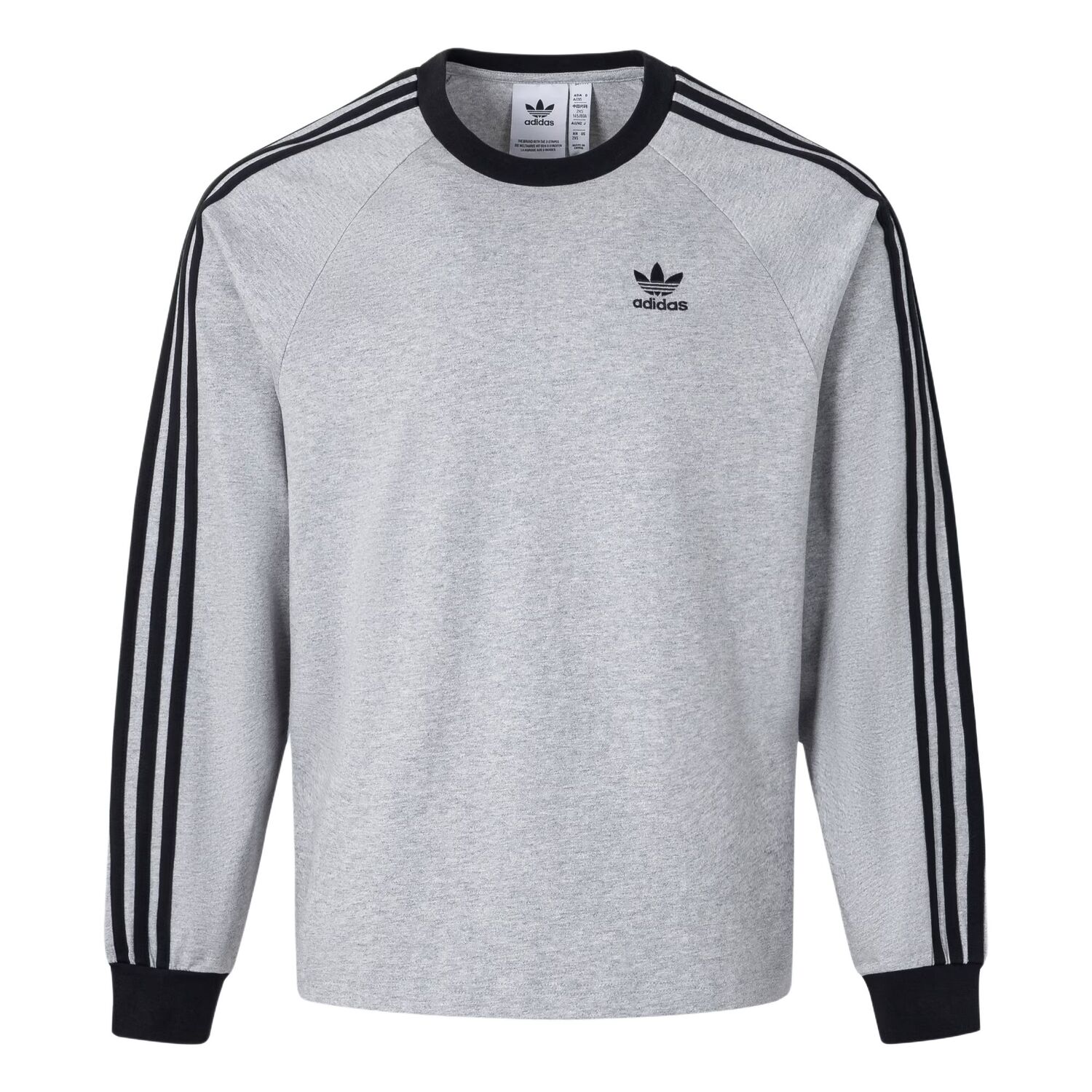 Лонгслив Adidas Classic 3-Stripes, серый/черный
Лонгслив Adidas Classic 3-Stripes, серый/черный
