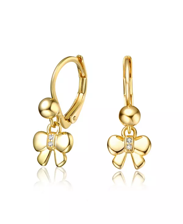 Серьги-Бантики с покрытием из 14-каратного желтого золота и красными кубическими цирконами для детей Gigigirl, gold
Серьги-Бантики с покрытием из 14-каратного желтого золота и красными кубическими цирконами для детей Gigigirl, gold