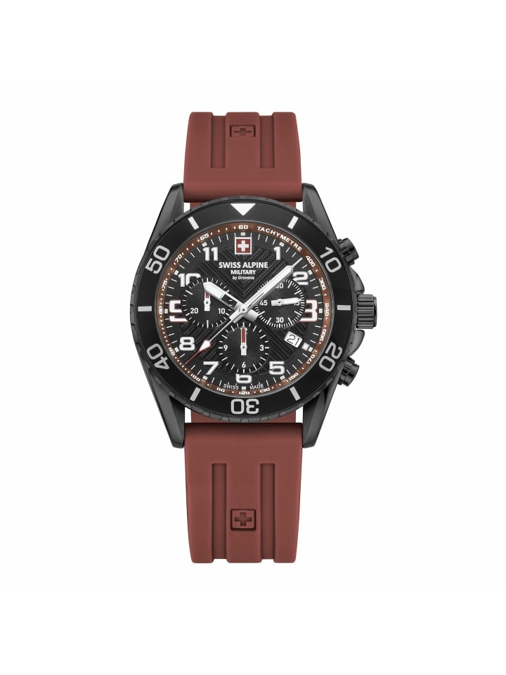 Swiss Alpine Military by Grovana Мужские аналоговые часы коричневого цвета
Swiss Alpine Military by Grovana Мужские аналоговые часы коричневого цвета