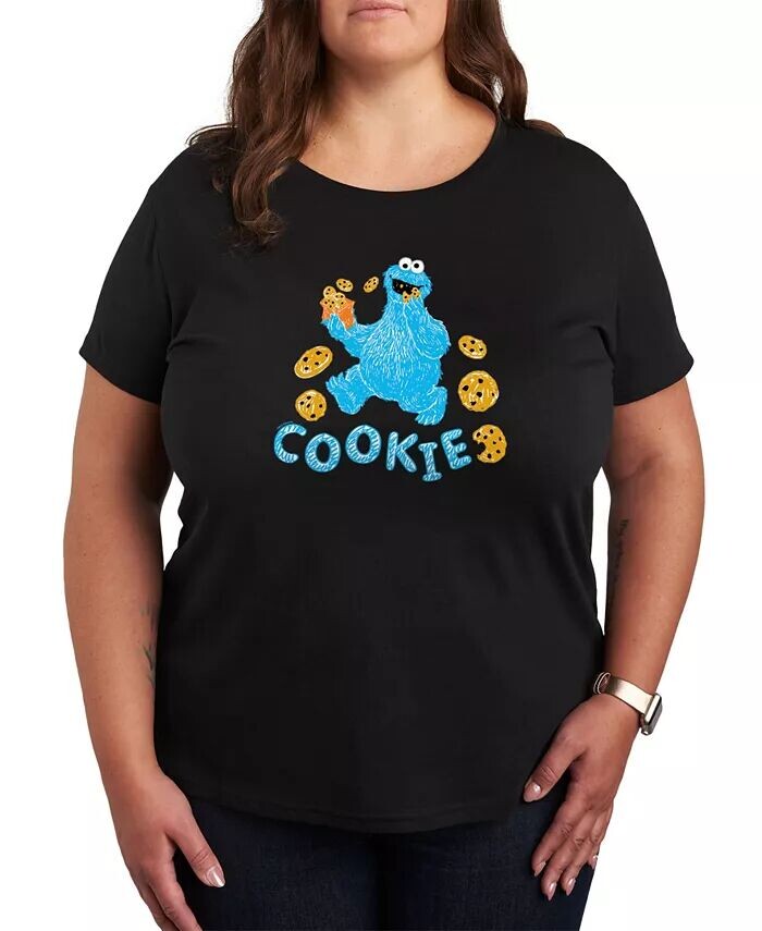 Модная футболка больших размеров с рисунком Cookie Monster Hybrid Apparel, черный
Модная футболка больших размеров с рисунком Cookie Monster Hybrid Apparel, черный