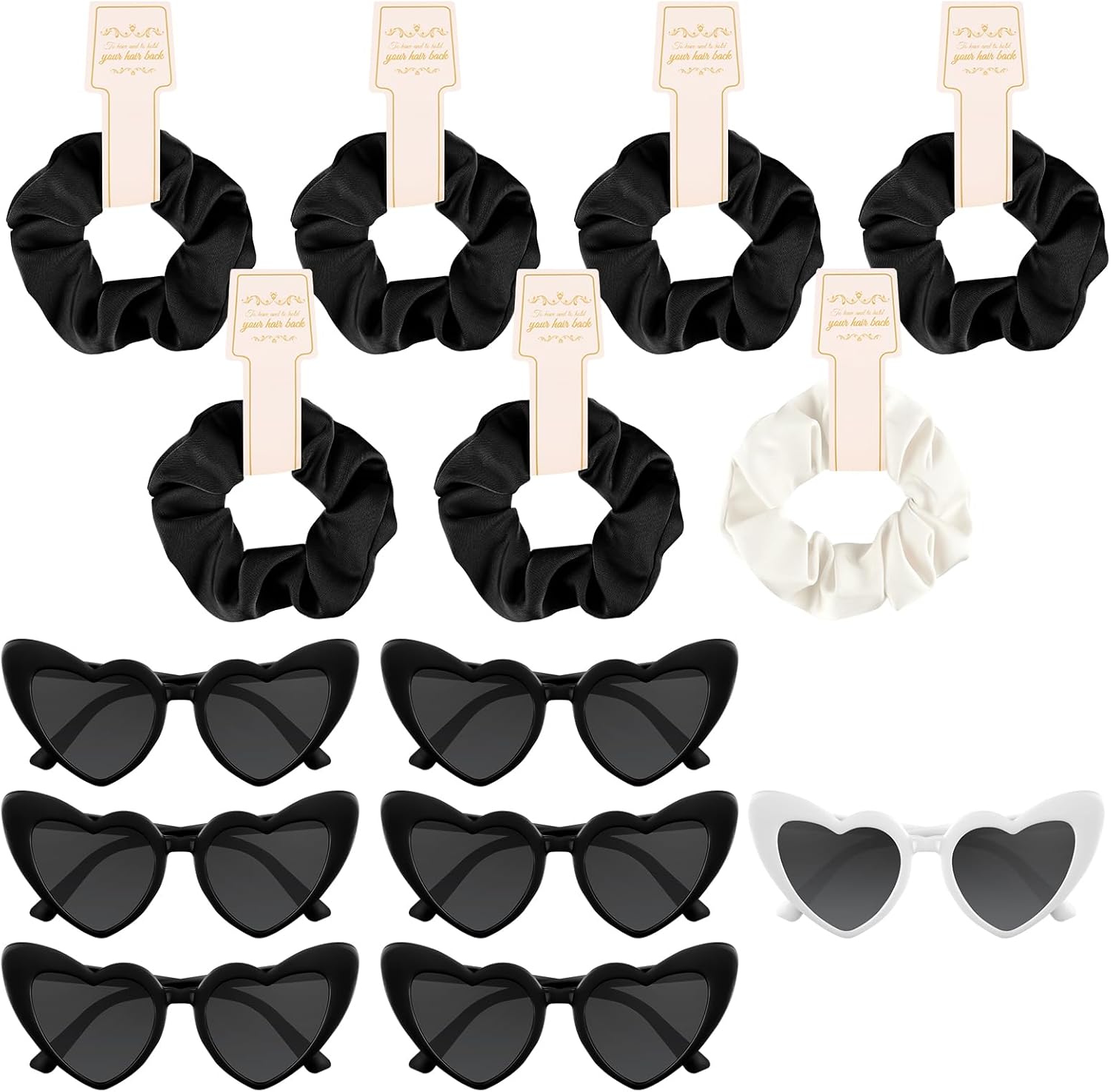 Солнцезащитные очки и резинки для волос для подружек невесты, резинки для волос для девичника, подарки для предложения стать подружкой невесты на свадебную вечеринку Bouiexye, White,black
Солнцезащитные очки и резинки для волос для подружек невесты, резинки для волос для девичника, подарки для предложения стать подружкой невесты на свадебную вечеринку Bouiexye, White,black