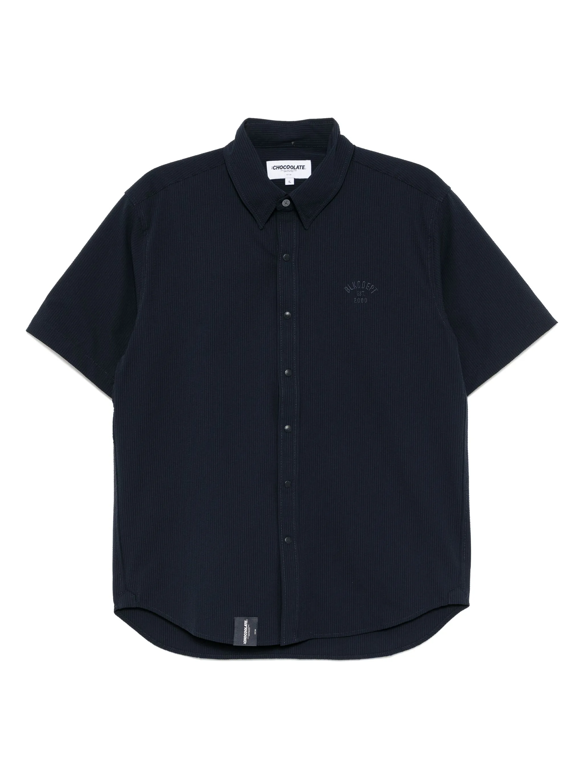 Рубашка с вышитым логотипом Chocoolate, синий
Рубашка с вышитым логотипом Chocoolate, синий