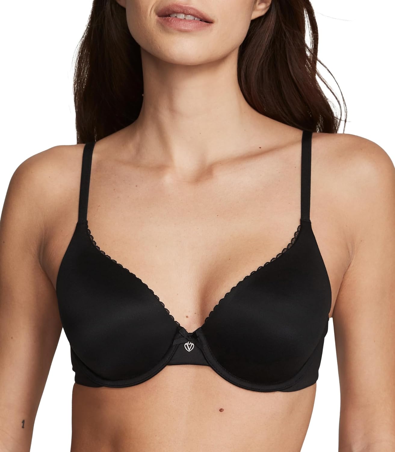 Бюстгальтер Body by Victoria от Victoria's Secret, полного покрытия, с легкой подкладкой, футболка, Black Smooth
Бюстгальтер Body by Victoria от Victoria's Secret, полного покрытия, с легкой подкладкой, футболка, Black Smooth