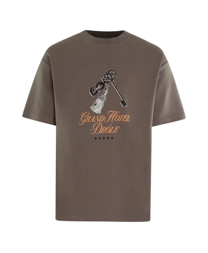 Le grand hã´tel коричневая футболка Drole De Monsieur, коричневый
Le grand hã´tel коричневая футболка Drole De Monsieur, коричневый
