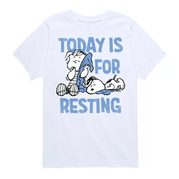 Футболка с принтом "Сегодня день отдыха" для мальчиков 8-20 Peanuts Licensed Character, белый
Футболка с принтом "Сегодня день отдыха" для мальчиков 8-20 Peanuts Licensed Character, белый